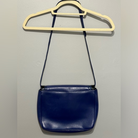 Salvatore Ferragamo Blue Leather Shoulder Purse - Picture 3 of 14